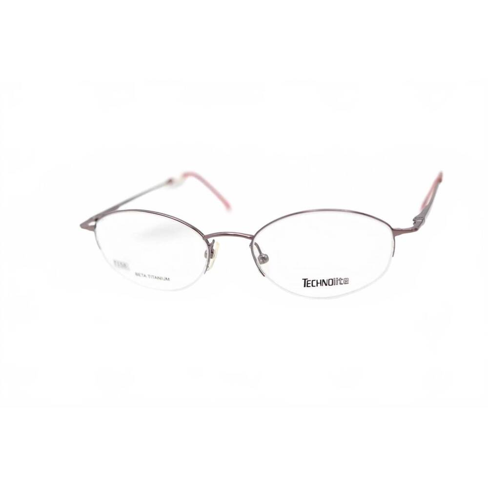 NEW TECHNOLITE women's tl520 oval eyeglasses in lilac